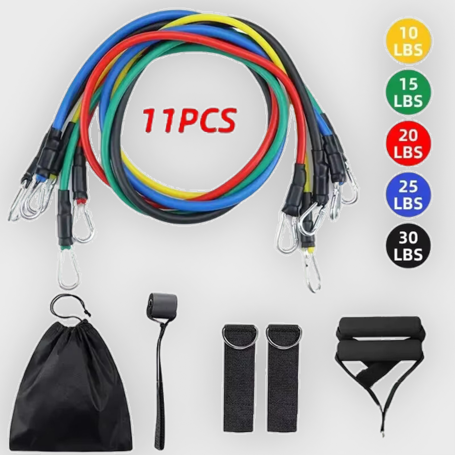 11 Piece Resistance Bands