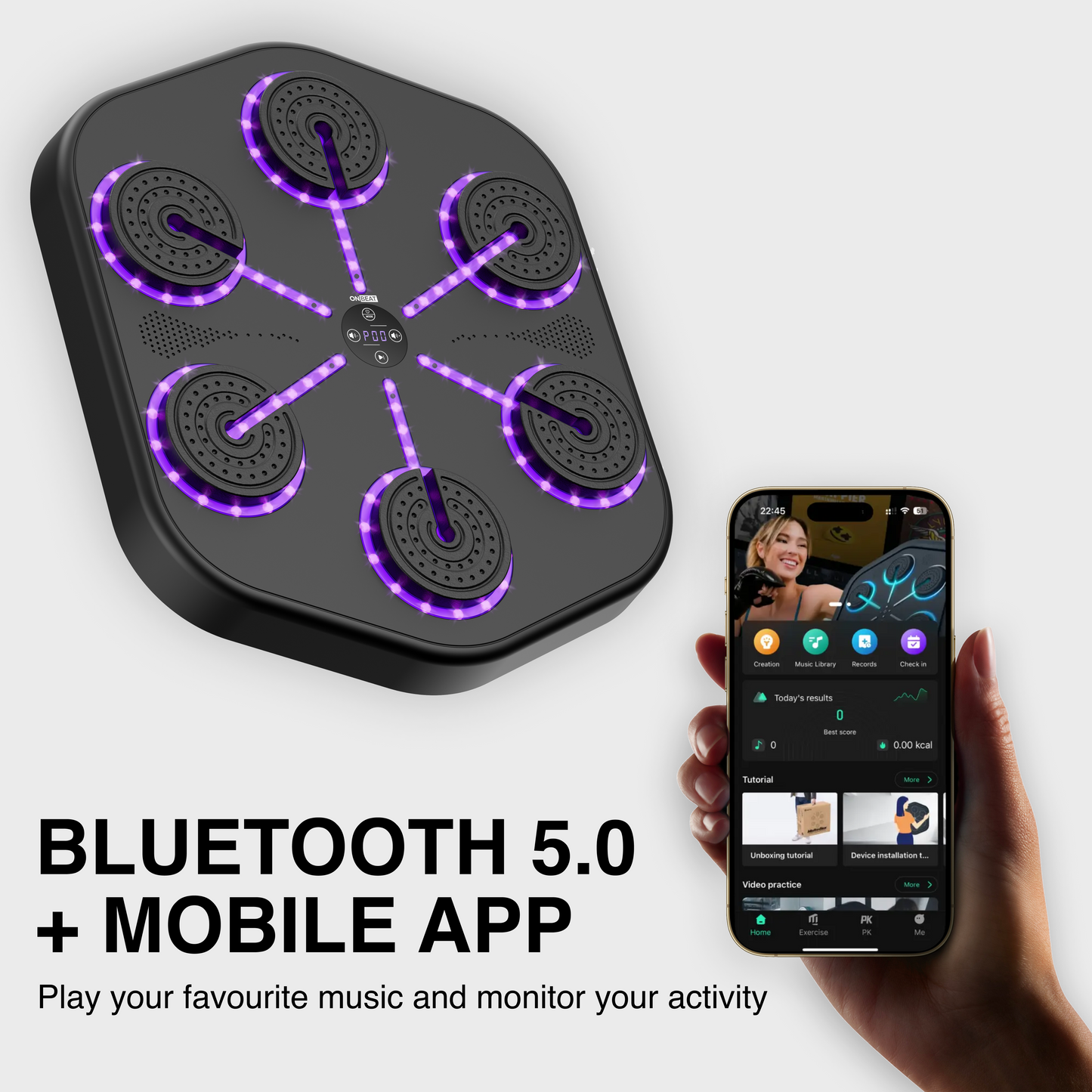ONBEAT® Elite Music Boxing Machine